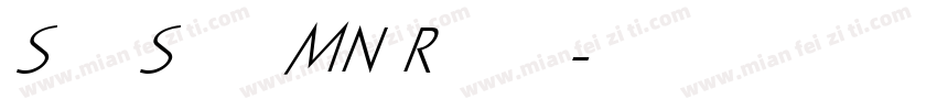 SayerScriptMN Regular字体转换